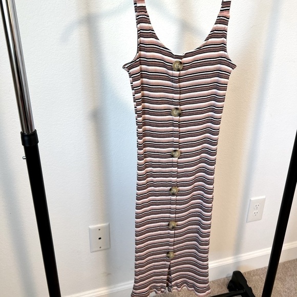 𝅺cotton On Women’s Striped Dress Size Large - Picture 1 of 10
